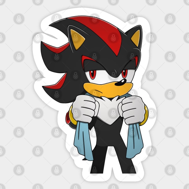 Shadow Post Workout Sticker by Firestorm Fox